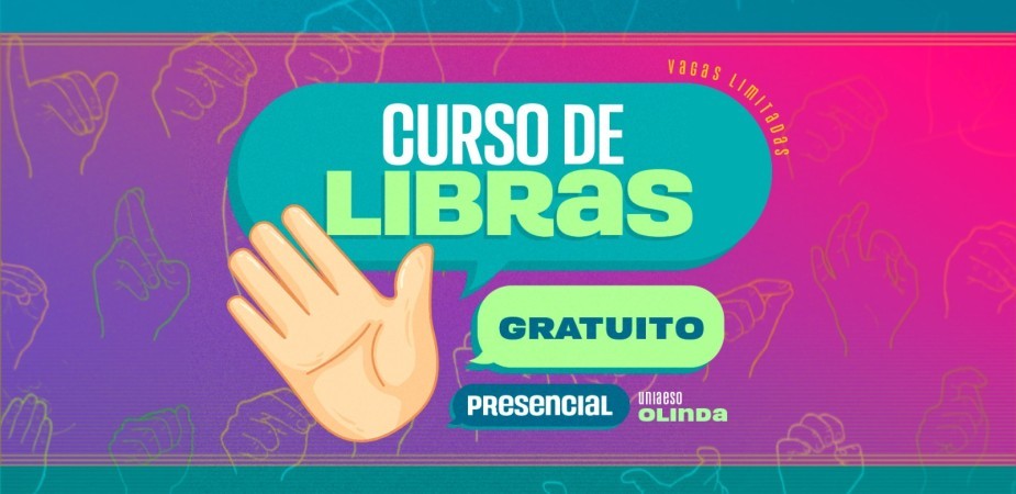 Curso gratuito de LIBRAS na UNIAESO